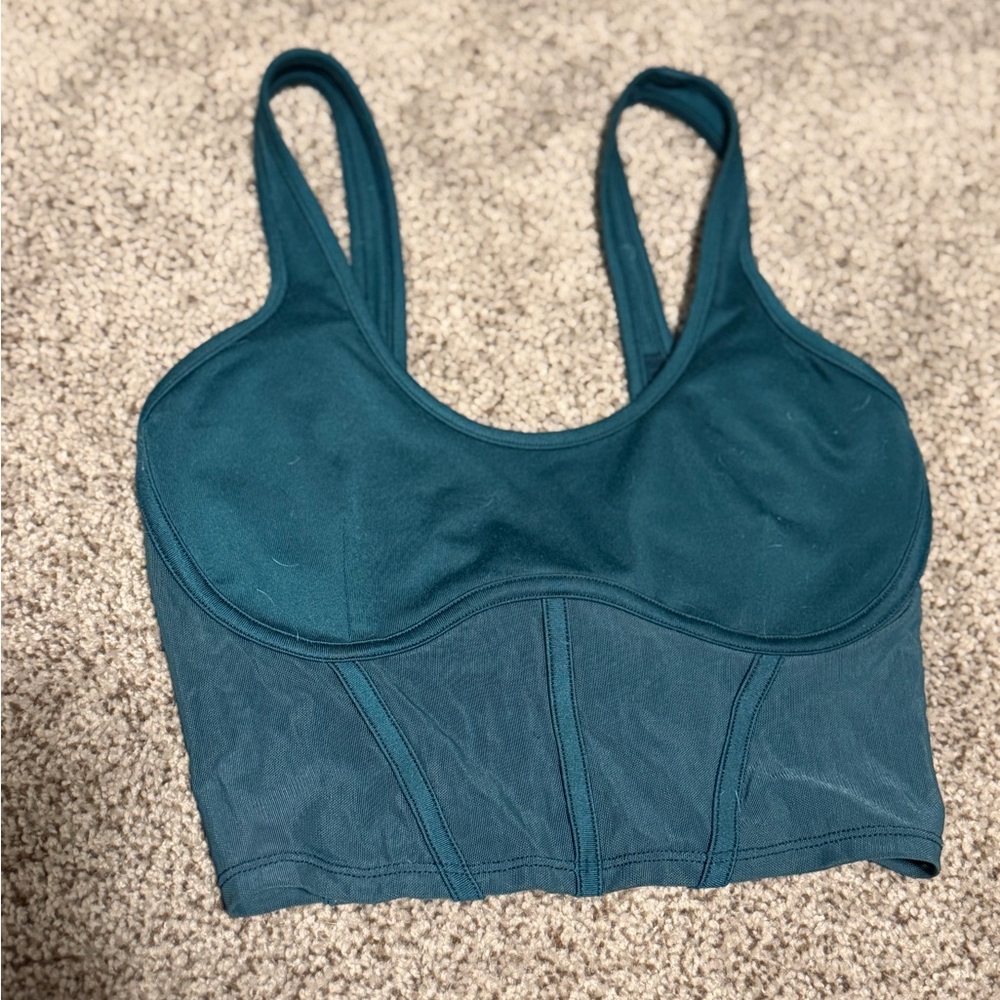 ALO Yoga Airbrush Mesh Corset Tank